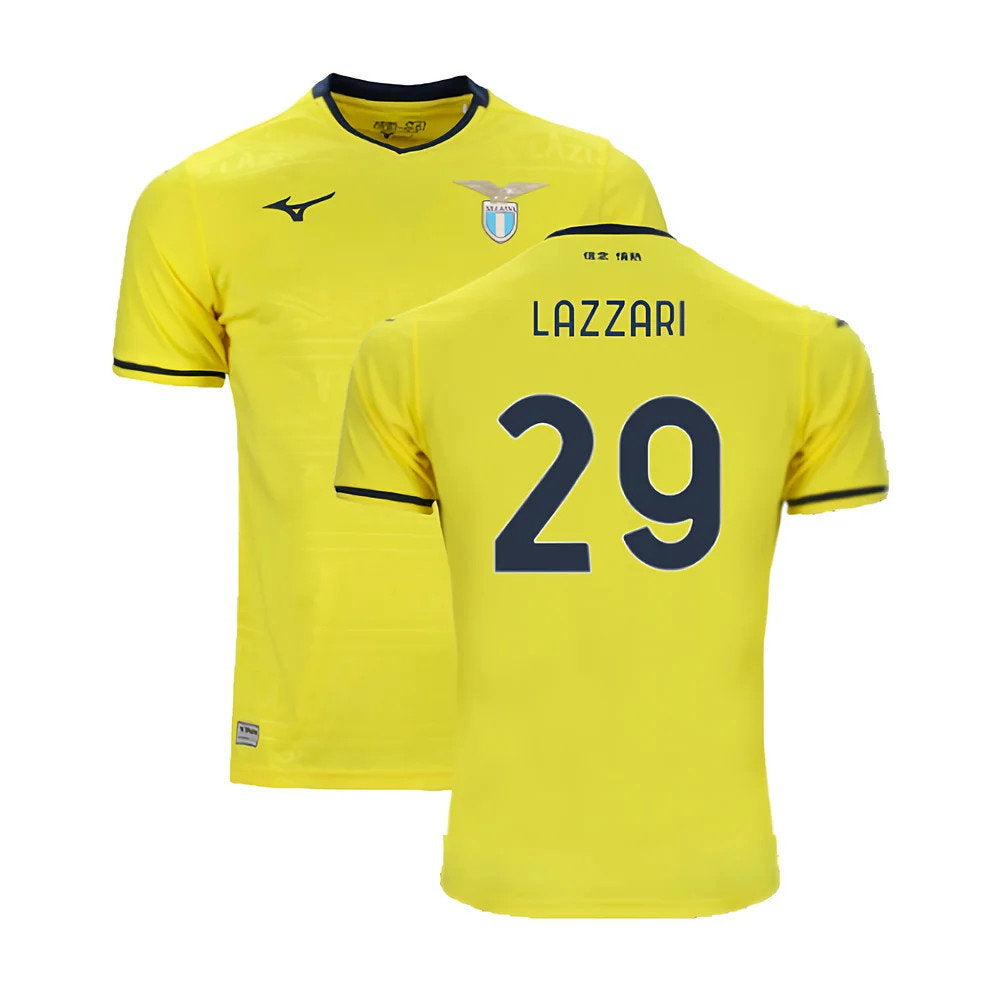 2024-2025 Lazio Away Shirt (Kids) (Lazzari 29)_0