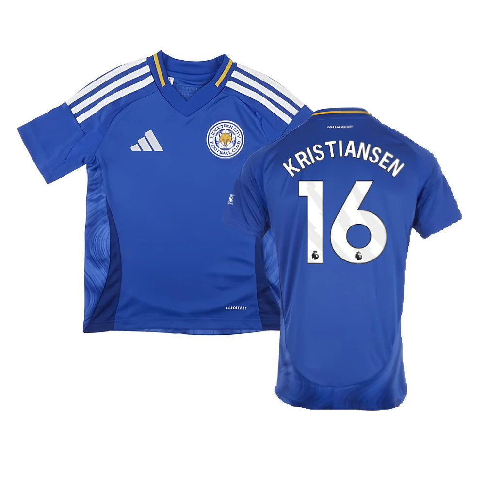 2024-2025 Leicester City Home Shirt (Kids) (Kristiansen 16)_0