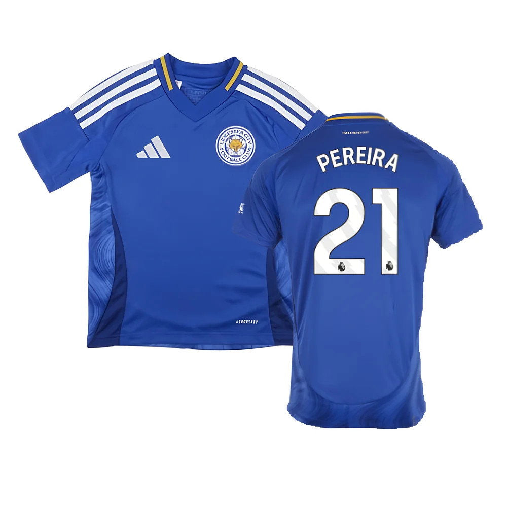 2024-2025 Leicester City Home Shirt (Kids) (Pereira 21)_0