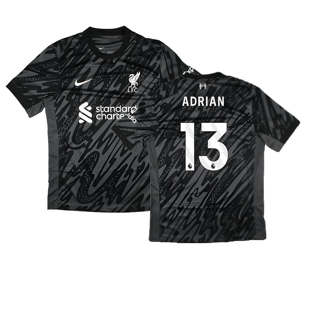 2024-2025 Liverpool Home Goalkeeper Shirt (Black) (Adrian 13)_0