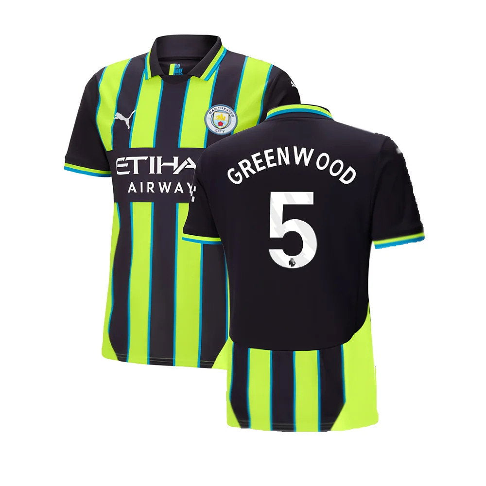 2024-2025 Man City Away Shirt (Greenwood 5)_0