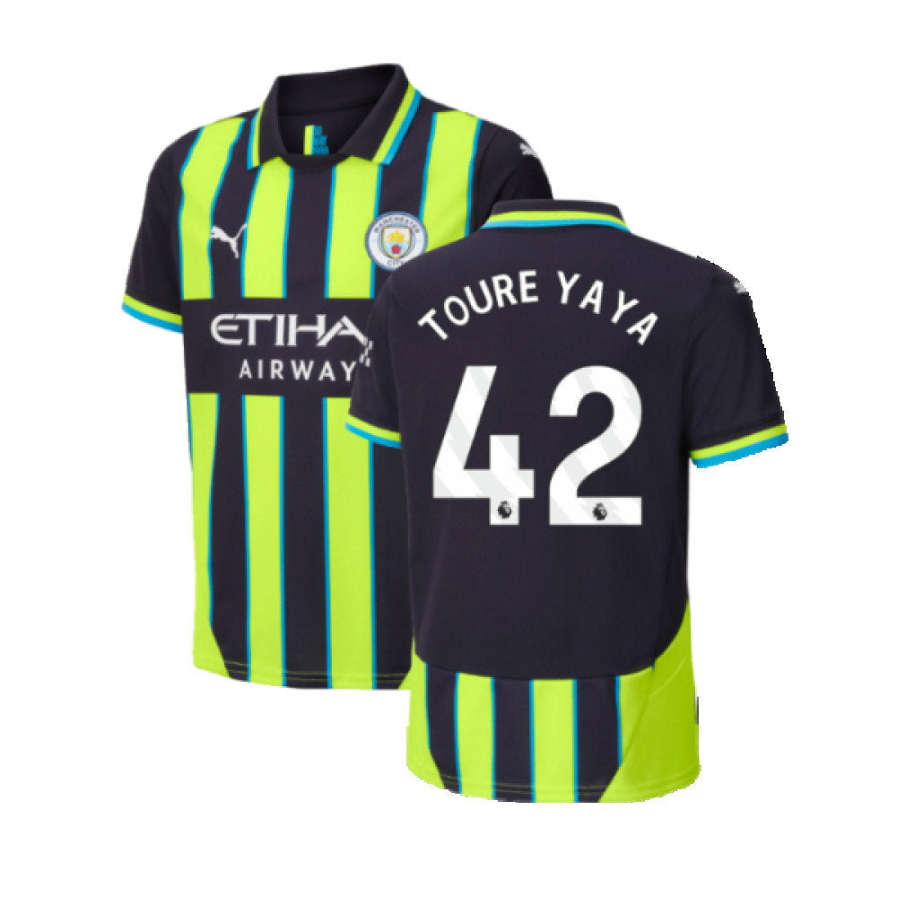 2024-2025 Man City Away Shirt (Kids) (Toure Yaya 42)_0