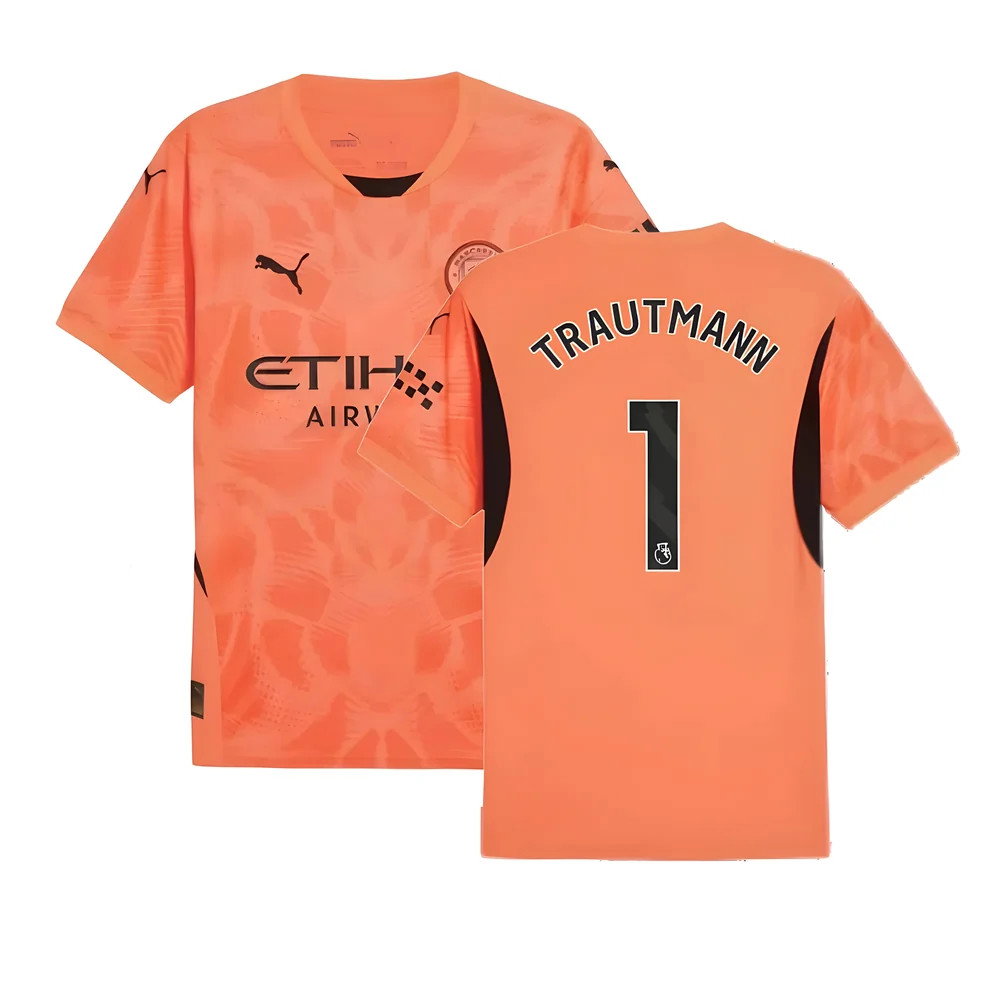 2024-2025 Man City Home Goalkeeper Shirt (Neon Sun) (Trautmann 1)_0