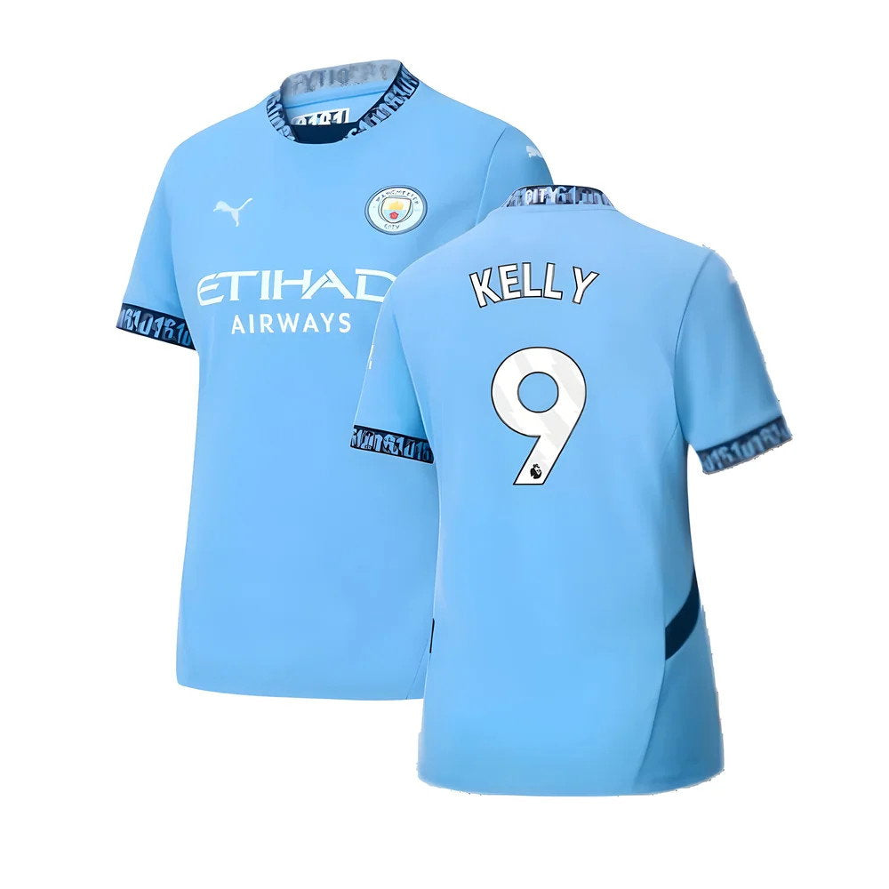2024-2025 Man City Home Shirt (Womens) (Kelly 9)_0