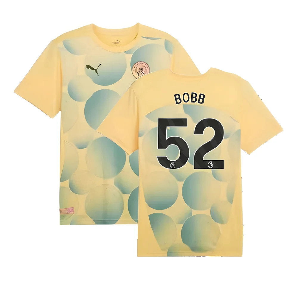 2024-2025 Man City Prematch SS Shirt (Flaxen) (Bobb 52)_0