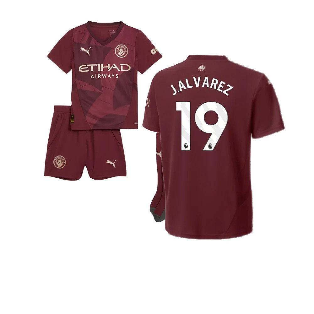2024-2025 Man City Third Mini Kit (J.Alvarez 19)_0