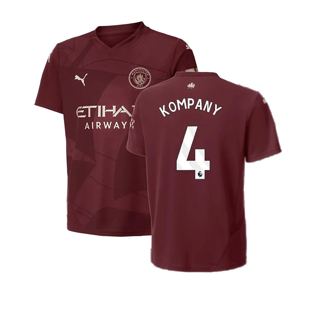 2024-2025 Man City Third Shirt (Kids) (Kompany 4)_0