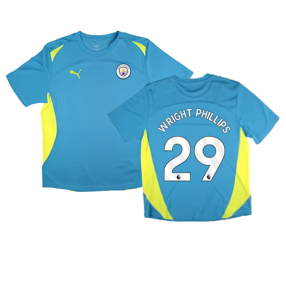 2024-2025 Man City Training Shirt Pro (Blue) (Wright Phillips 29)_0