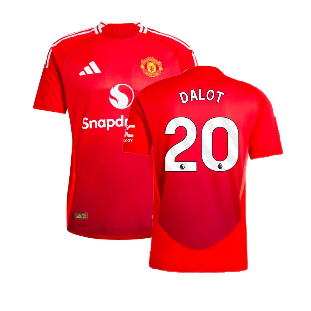 2024-2025 Man Utd Authentic Home Shirt (Dalot 20)_0