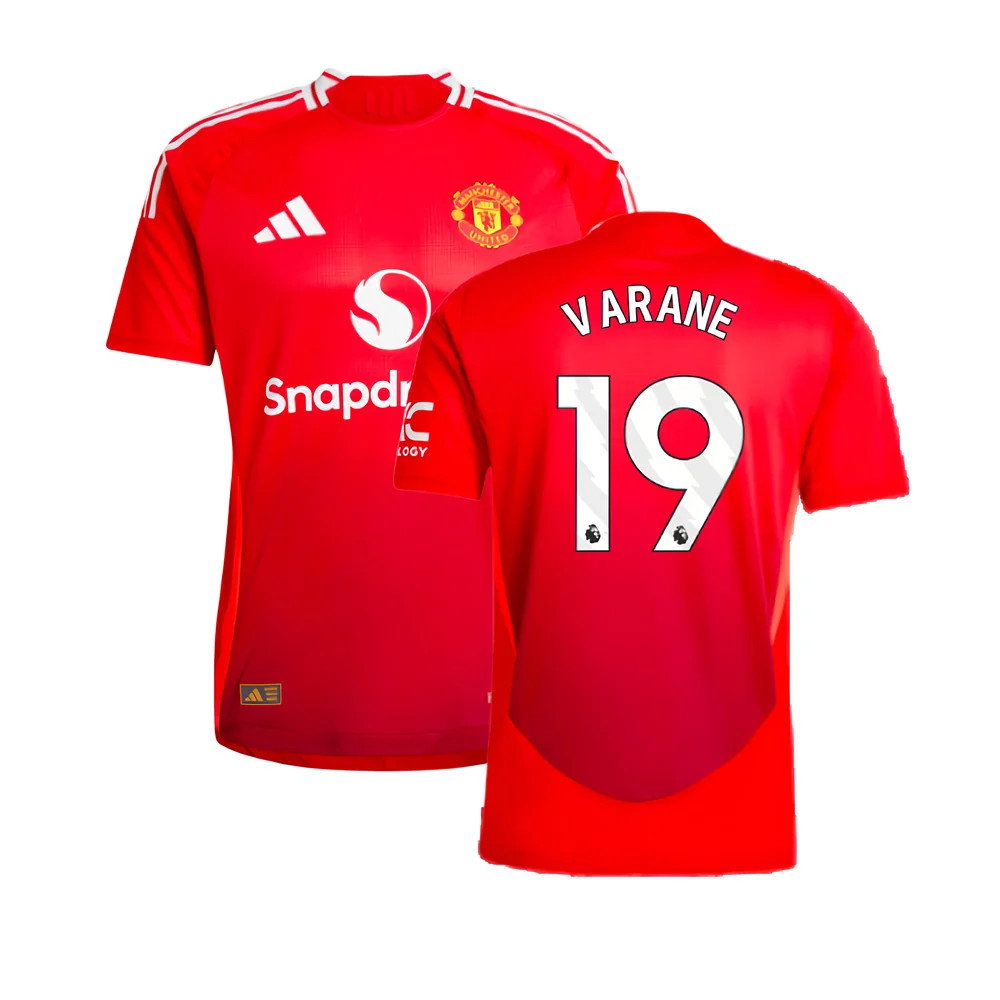 2024-2025 Man Utd Authentic Home Shirt (Varane 19)_0