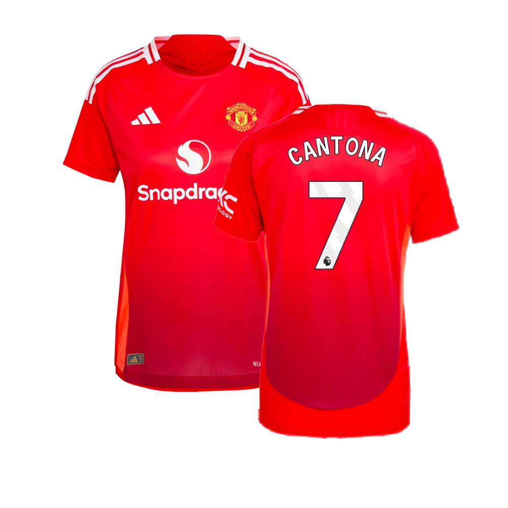 2024-2025 Man Utd Authentic Home Shirt (Womens) (Cantona 7)_0