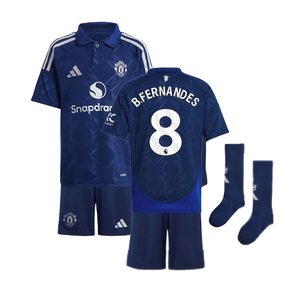 2024-2025 Man Utd Away Mini Kit (B.Fernandes 8)_0