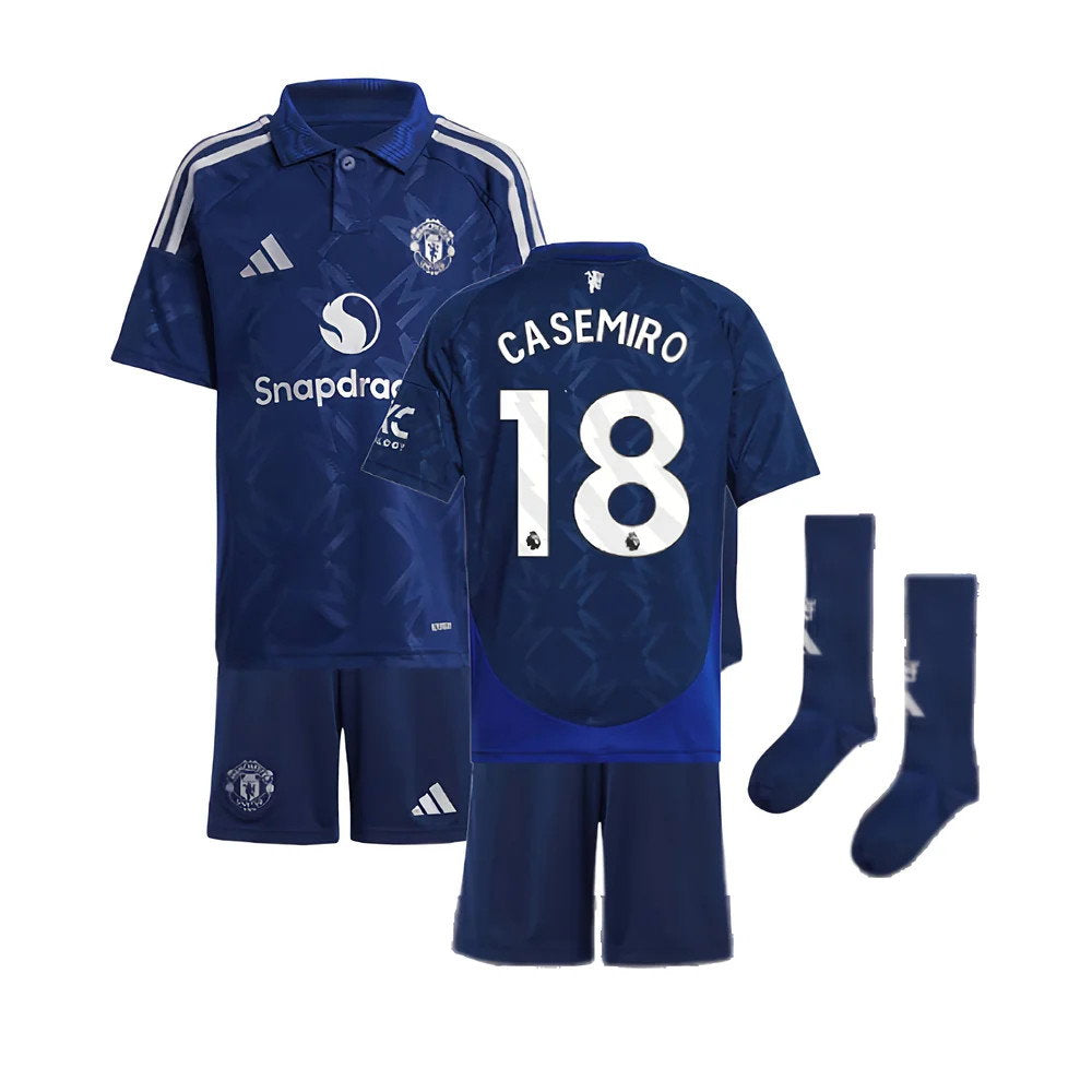 2024-2025 Man Utd Away Mini Kit (Casemiro 18)_0