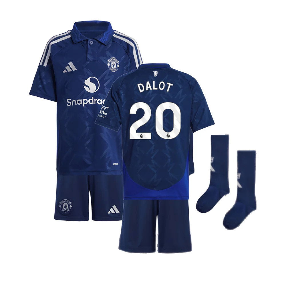 2024-2025 Man Utd Away Mini Kit (Dalot 20)_0