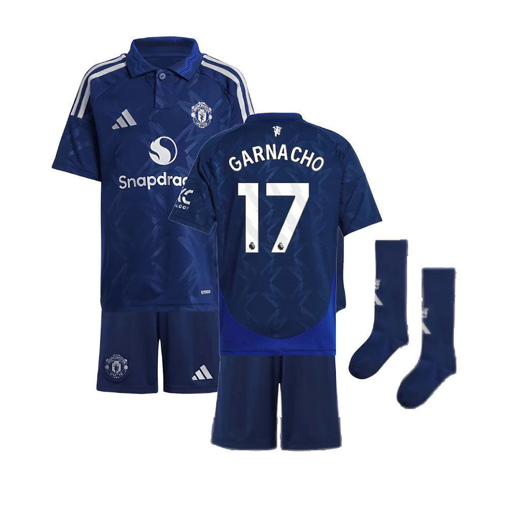 2024-2025 Man Utd Away Mini Kit (Garnacho 17)_0