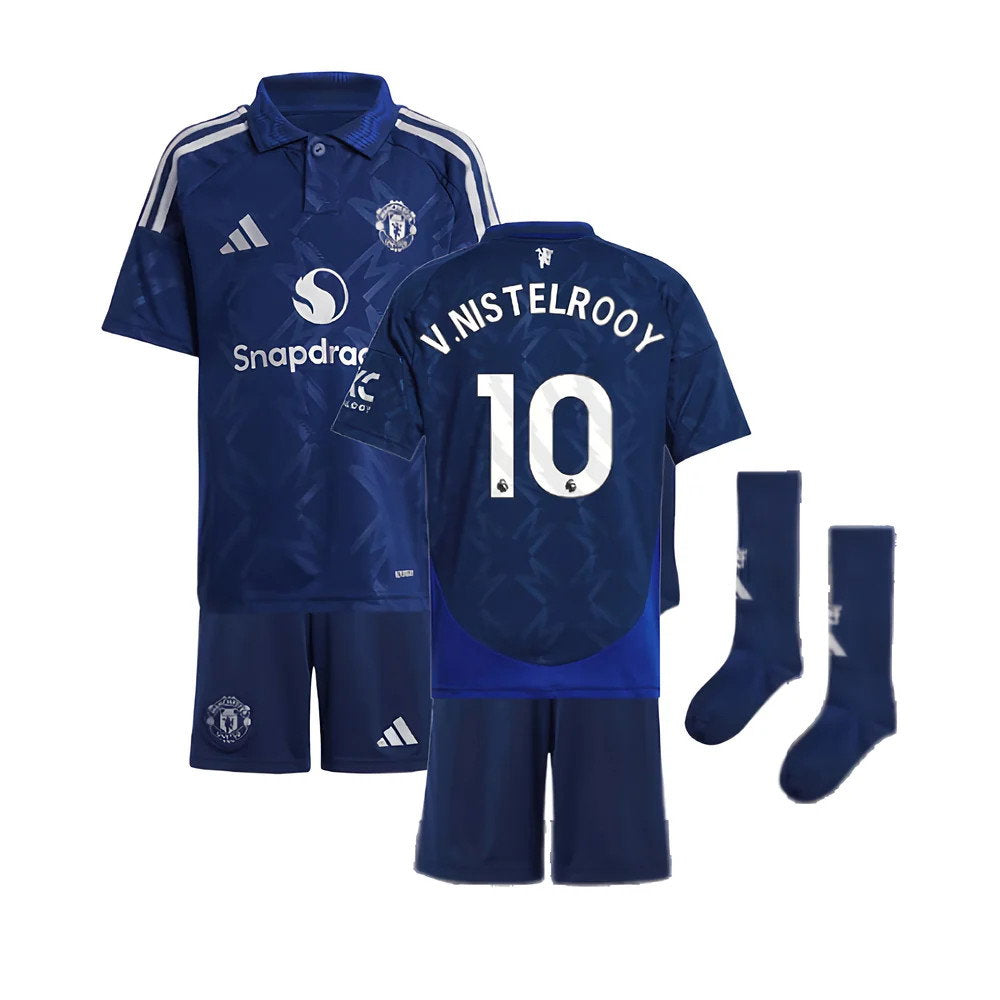 2024-2025 Man Utd Away Mini Kit (V.Nistelrooy 10)_0