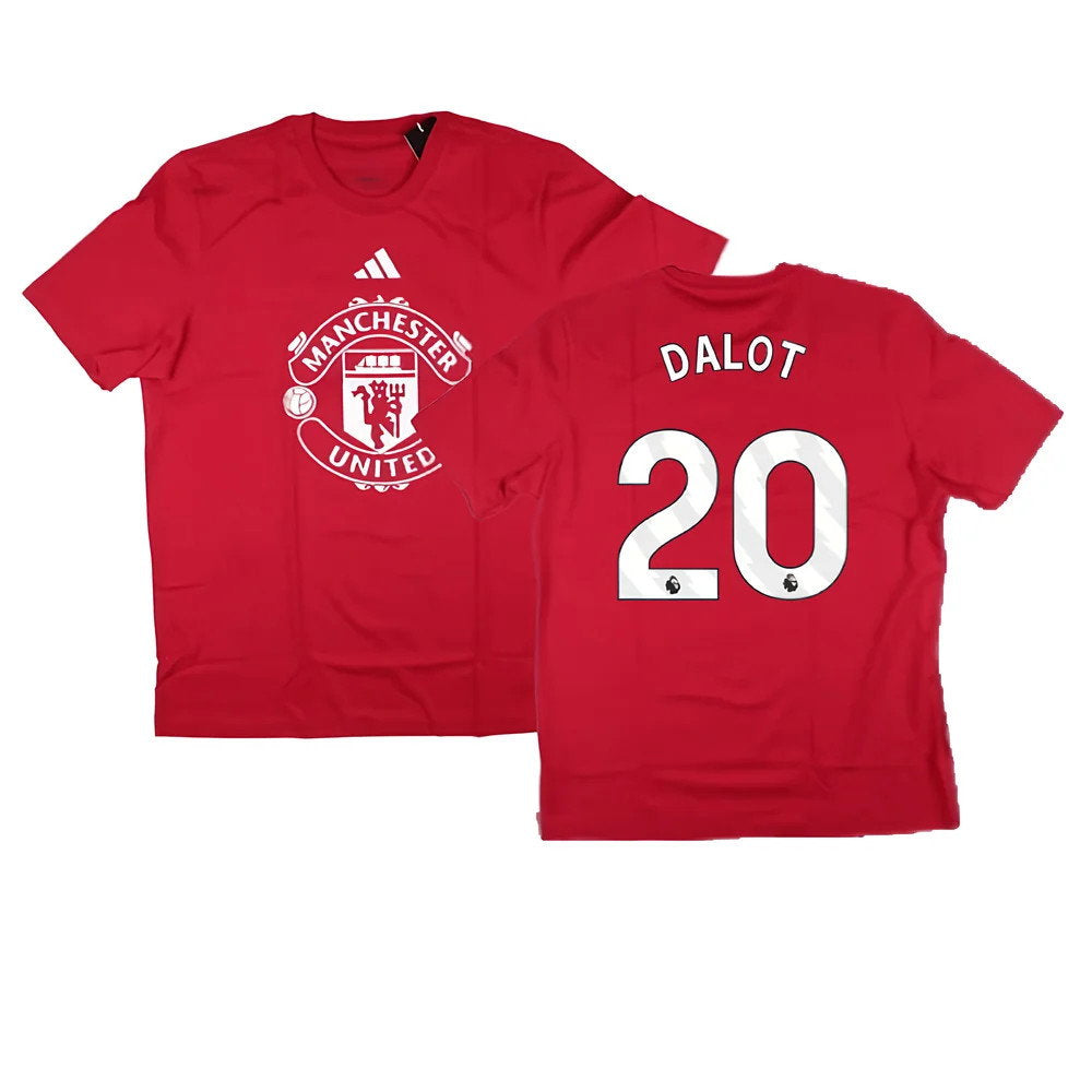 2024-2025 Man Utd DNA Graphic Tee (Red) (Dalot 20)_0