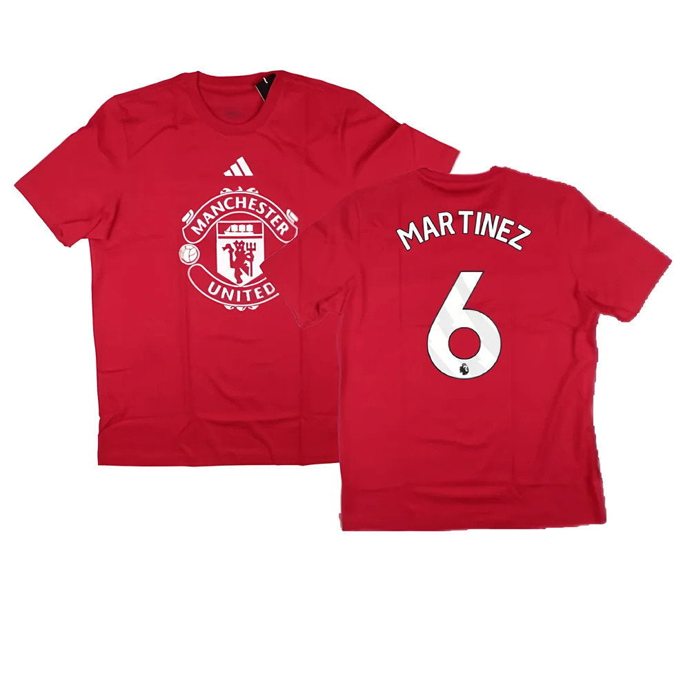 2024-2025 Man Utd DNA Graphic Tee (Red) (Martinez 6)_0