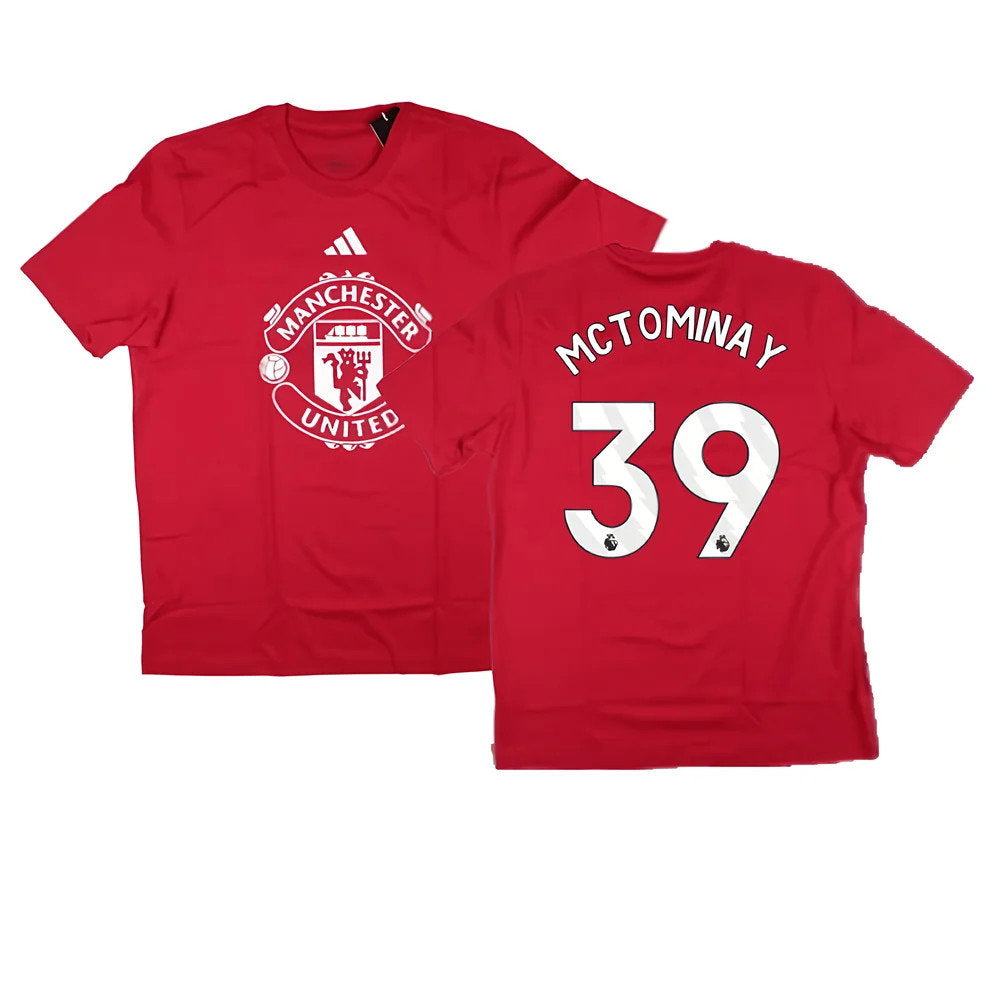 2024-2025 Man Utd DNA Graphic Tee (Red) (McTominay 39)_0