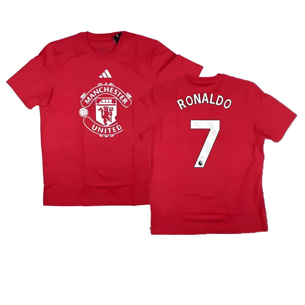 2024-2025 Man Utd DNA Graphic Tee (Red) (Ronaldo 7)_0