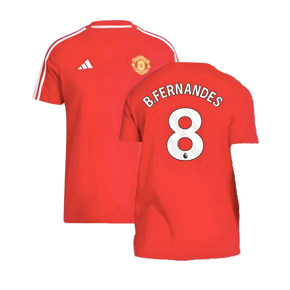 2024-2025 Man Utd DNA Tee (Red) (B.Fernandes 8)_0