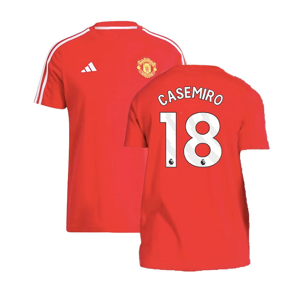 2024-2025 Man Utd DNA Tee (Red) (Casemiro 18)_0
