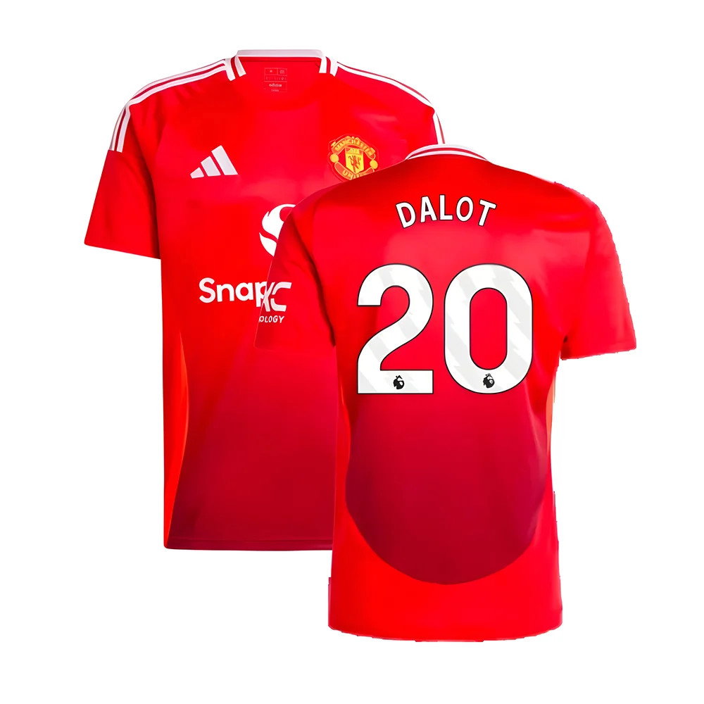 2024-2025 Man Utd Home Shirt (Dalot 20)_0