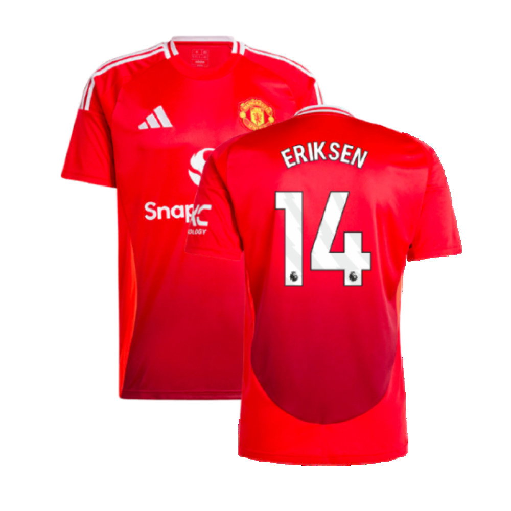 2024-2025 Man Utd Home Shirt (Eriksen 14)_0