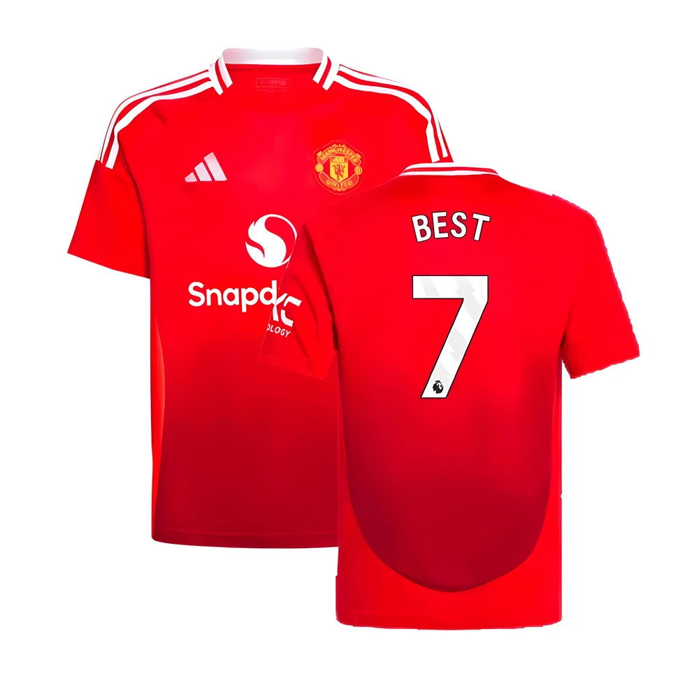 2024-2025 Man Utd Home Shirt (Kids) (Best 7)_0