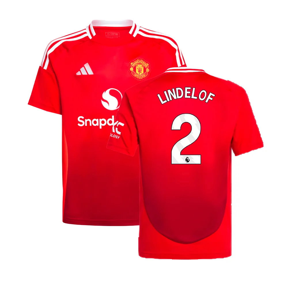 2024-2025 Man Utd Home Shirt (Kids) (Lindelof 2)_0