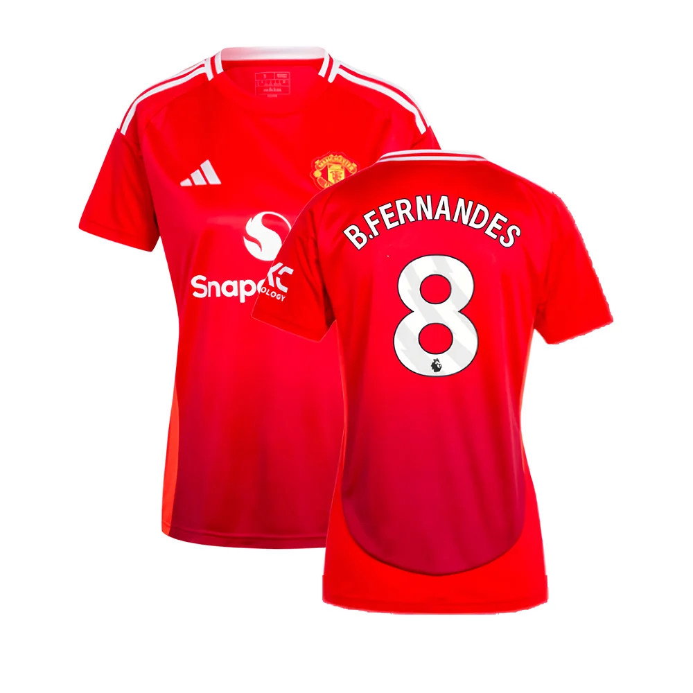 2024-2025 Man Utd Home Shirt (Womens) (B.Fernandes 8)_0