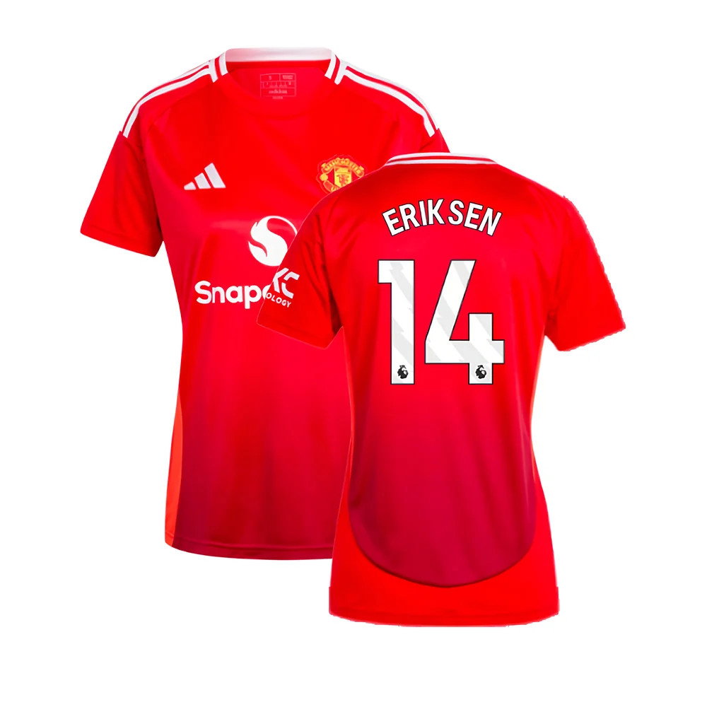 2024-2025 Man Utd Home Shirt (Womens) (Eriksen 14)_0