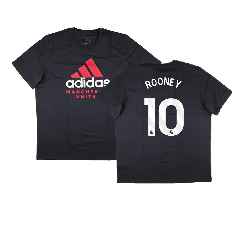 2024-2025 Man Utd Seasonal Graphic Tee (Night Grey) (Rooney 10)_0
