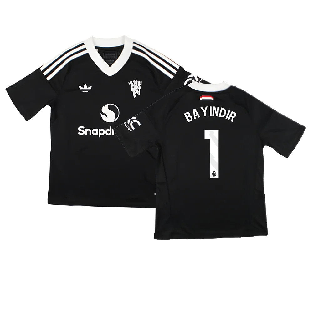 2024-2025 Man Utd Third Goalkeeper Shirt (Black) - Kids (Bayindir 1)_0