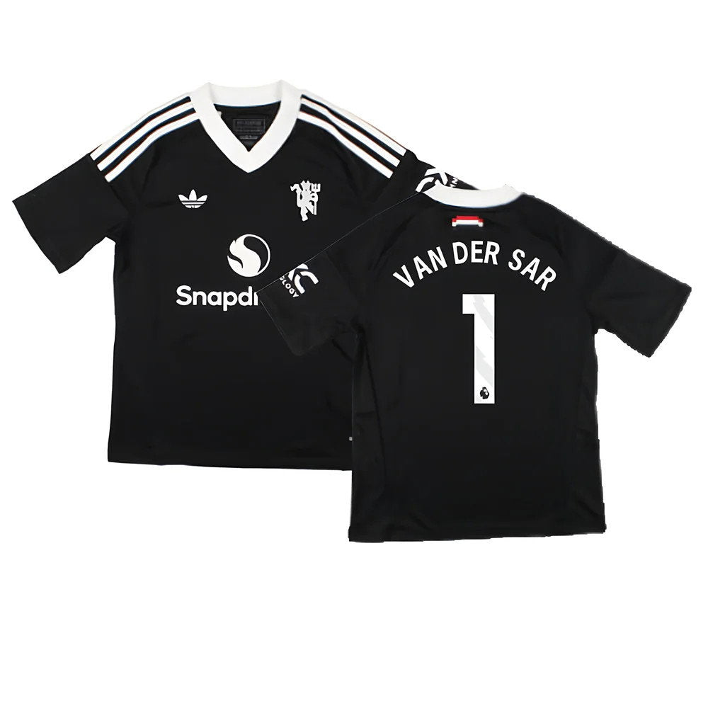 2024-2025 Man Utd Third Goalkeeper Shirt (Black) - Kids (Van Der Sar 1)_0