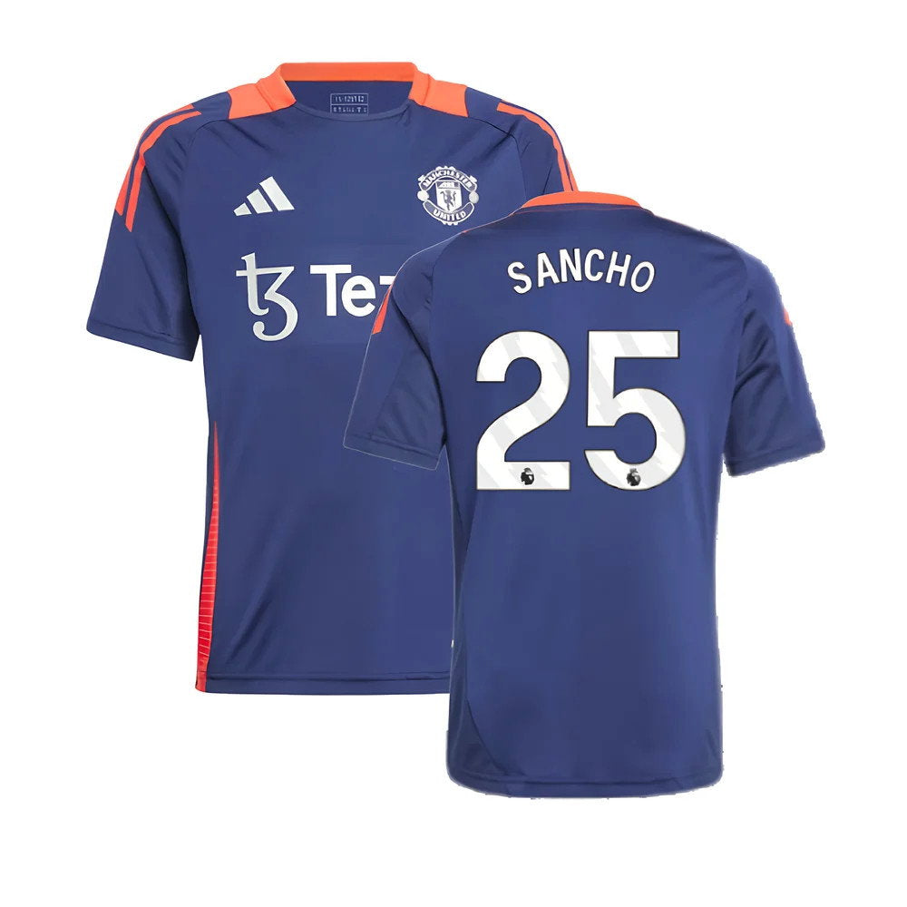 2024-2025 Man Utd Training Jersey (Night Indigo) - Kids (Sancho 25)_0
