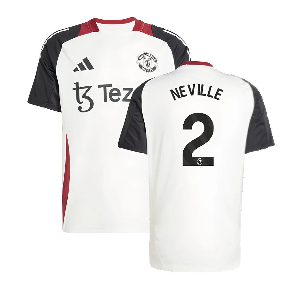 2024-2025 Man Utd Training Jersey (Off White) (Neville 2)_0