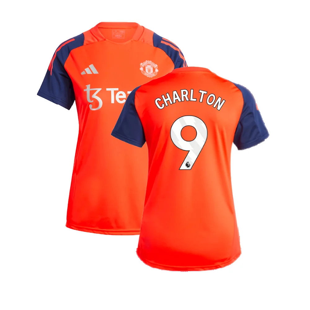 2024-2025 Man Utd Training Jersey (Red) - Womens (Charlton 9)_0