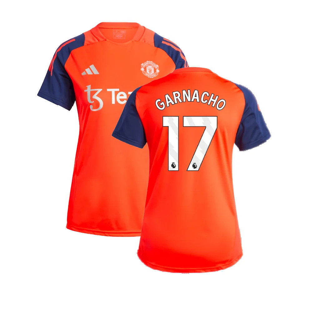 2024-2025 Man Utd Training Jersey (Red) - Womens (Garnacho 17)_0