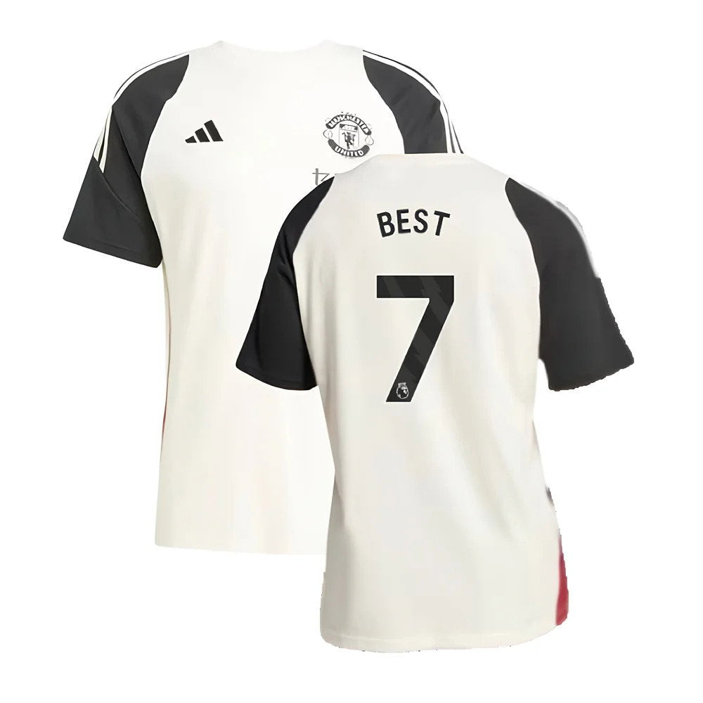2024-2025 Man Utd Training Tee (Off White) (Best 7)_0