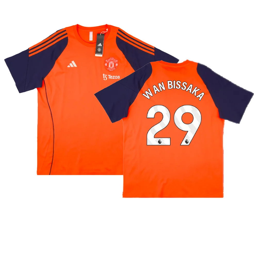 2024-2025 Man Utd Training Tee (Red) (Wan Bissaka 29)_0
