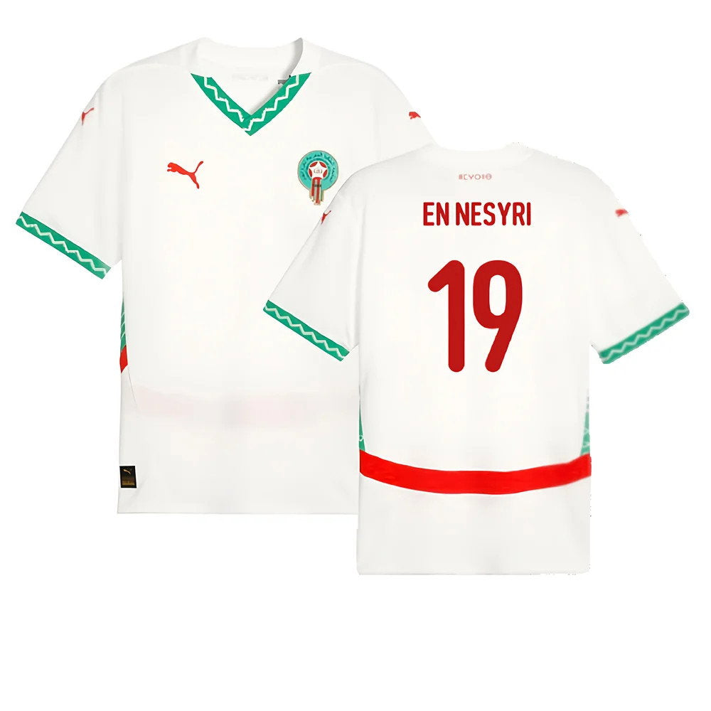 2024-2025 Morocco Away Shirt (En Nesyri 19)_0