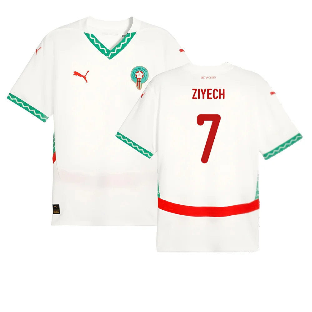 2024-2025 Morocco Away Shirt (Ziyech 7)_0