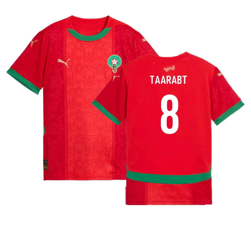 2024-2025 Morocco Home Shirt (Kids) (Taarabt 8)_0