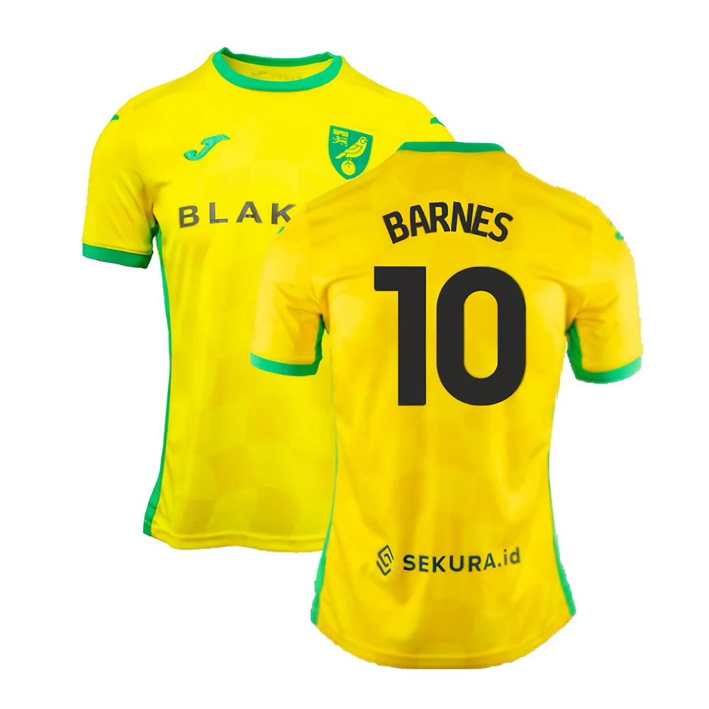 2024-2025 Norwich Home Shirt (Barnes 10)_0