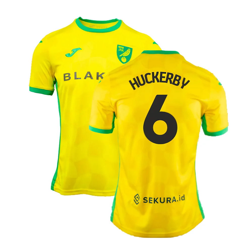 2024-2025 Norwich Home Shirt (Huckerby 6)_0
