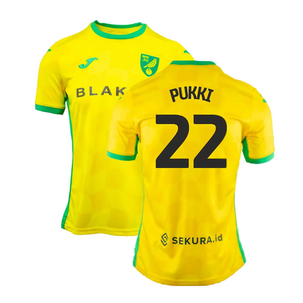 2024-2025 Norwich Home Shirt (Pukki 22)_0