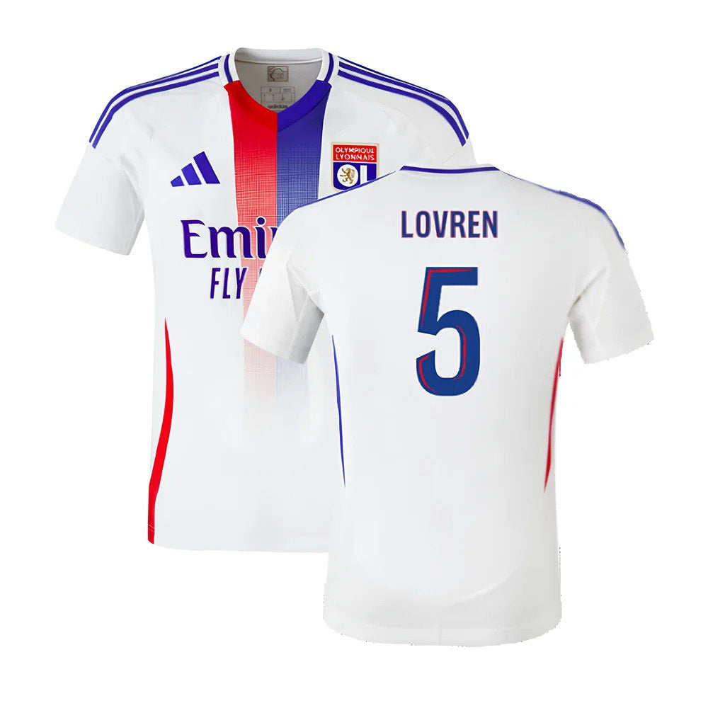 2024-2025 Olympique Lyon Home Shirt (Lovren 5)_0