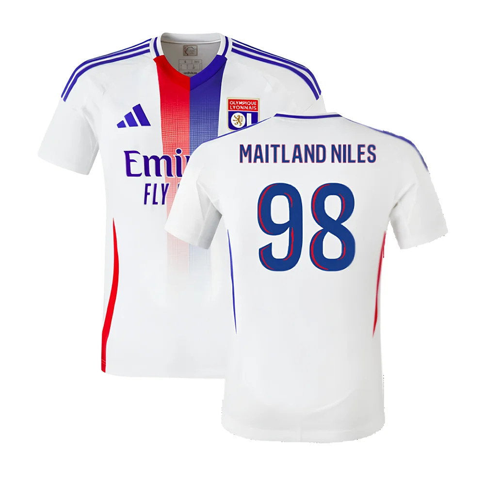 2024-2025 Olympique Lyon Home Shirt (Maitland Niles 98)_0