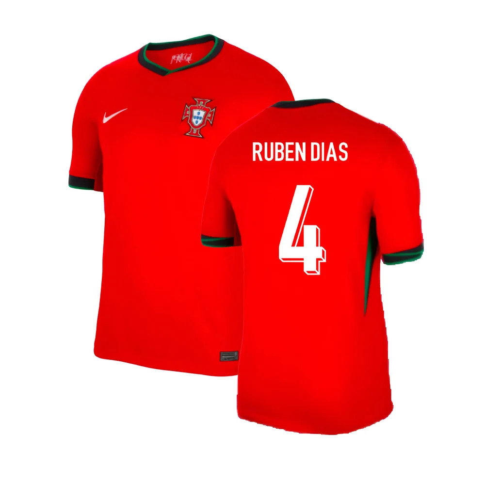 2024-2025 Portugal Home Shirt (Ruben Dias 4)_0